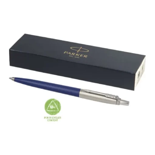 Gift Campaign Penna a sfera con logo Parker Jotter Recycled con inchiostro blu> Penne Ecologiche