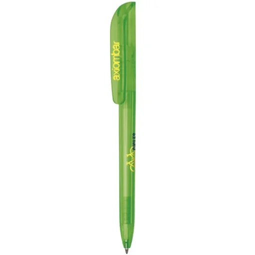 Gift Campaign Penna a sfera corpo trasparente inchiostro blu BIC® Super Clip Clear> Penne Bic®|Penne Di Plastica