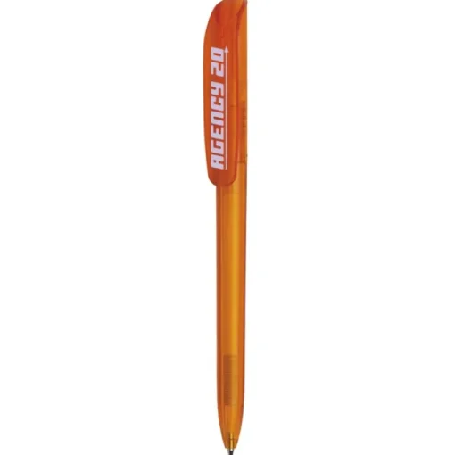 Gift Campaign Penna a sfera corpo trasparente inchiostro blu BIC® Super Clip Clear> Penne Bic®|Penne Di Plastica