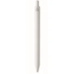 Gift Campaign Penna a sfera dal fusto bianco con clip colorata ed inchiostro blu></noscript> Penne Ecologiche|Penne Di Plastica