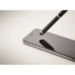 Gift Campaign Penna a sfera in alluminio riciclato con gommino touch e inchiostro blu></noscript> Penne Ecologiche|Penne In Metallo