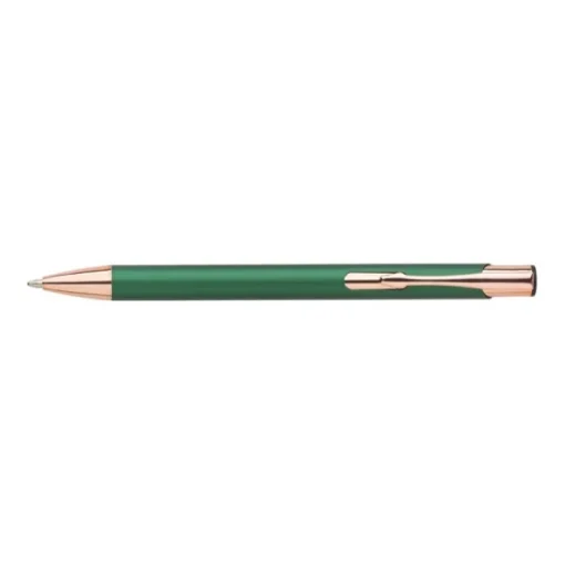Gift Campaign Penna a sfera in alluminio con clip e punta in oro rosa inchiostro blu> Penne In Metallo