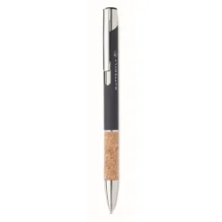 Gift Campaign Penna a sfera in alluminio impugnatura in sughero inchiostro blu></noscript> Penne In Metallo