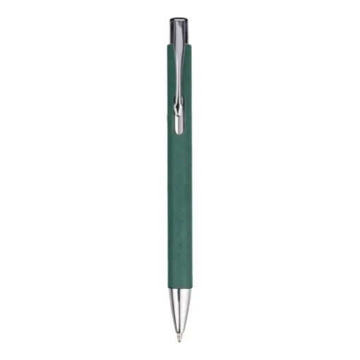 Gift Campaign Penna a sfera in cartone riciclato con dettagli cromati inchiostro nero> Penne Ecologiche