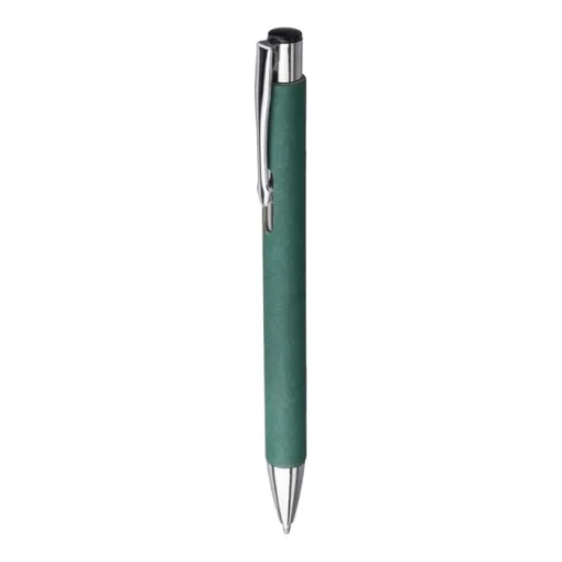 Gift Campaign Penna a sfera in cartone riciclato con dettagli cromati inchiostro nero> Penne Ecologiche