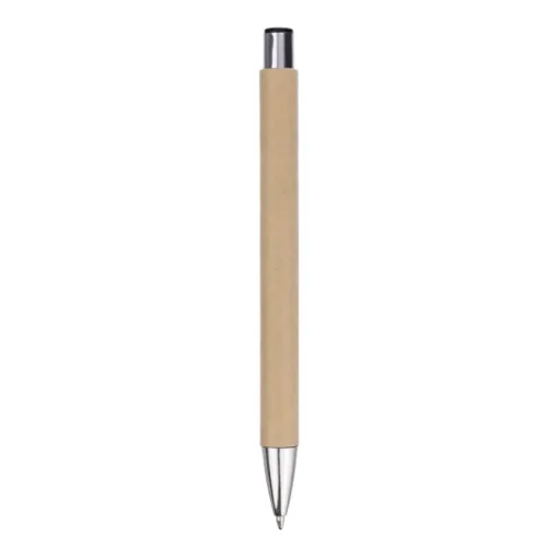 Gift Campaign Penna a sfera in cartone riciclato con dettagli cromati inchiostro nero> Penne Ecologiche