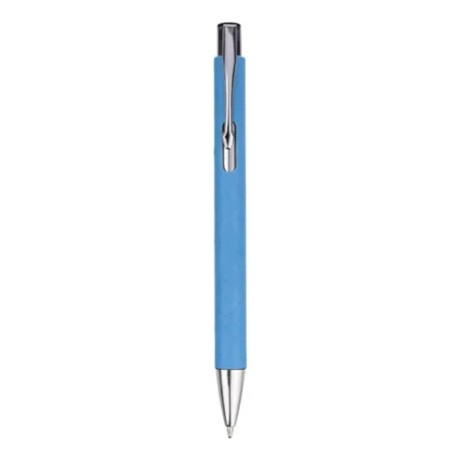 Gift Campaign Penna a sfera in cartone riciclato con dettagli cromati inchiostro nero> Penne Ecologiche