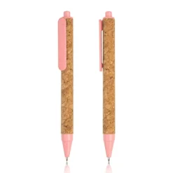 Gift Campaign Penna a sfera in fibra di grano e sughero con inchiostro nero><noscript><img width=