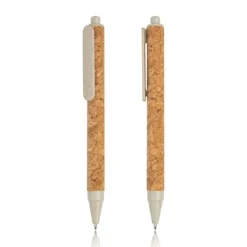 Gift Campaign Penna a sfera in fibra di grano e sughero con inchiostro nero><noscript><img width=