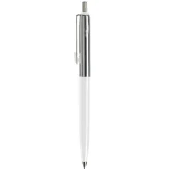 Gift Campaign Penna a sfera in metallo bicolore con pulsante e inchiostro blu> Penne In Metallo