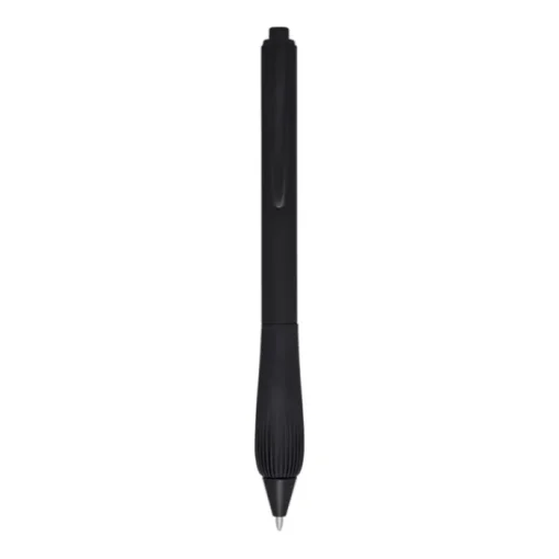 Gift Campaign Penna a sfera in plastica riciclata con fusto gommoso e inchiostro nero> Penne Di Plastica