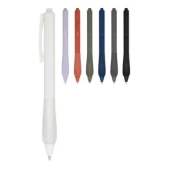 Gift Campaign Penna a sfera in plastica riciclata con fusto gommoso e inchiostro nero></noscript> Penne Di Plastica