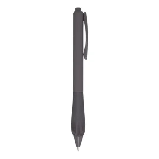 Gift Campaign Penna a sfera in plastica riciclata con fusto gommoso e inchiostro blu> Penne Di Plastica