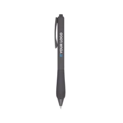 Gift Campaign Penna a sfera in plastica riciclata con fusto gommoso e inchiostro blu></noscript> Penne Di Plastica