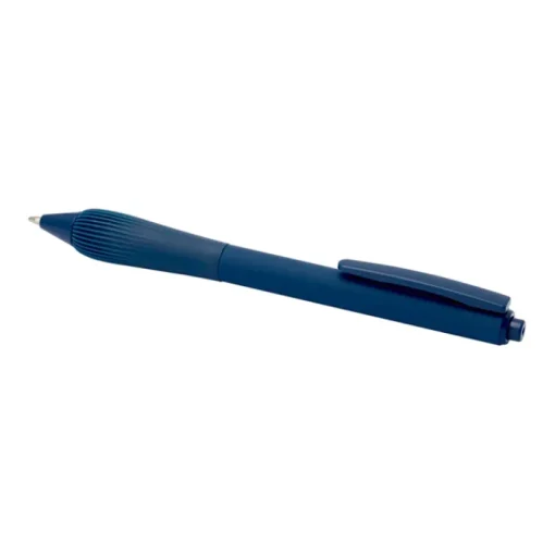 Gift Campaign Penna a sfera in plastica riciclata con fusto gommoso e inchiostro blu> Penne Di Plastica