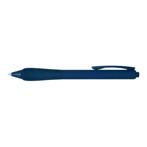 Gift Campaign Penna a sfera in plastica riciclata con fusto gommoso e inchiostro blu> Penne Di Plastica