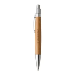 Gift Campaign Penna a sfera promozionale in bambù e metallo con inchiostro blu></noscript> Penne Ecologiche