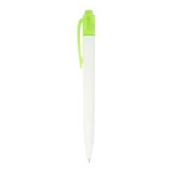 Gift Campaign Penna bianca e clip colorata in plastica riciclata e inchiostro nero><noscript><img width=