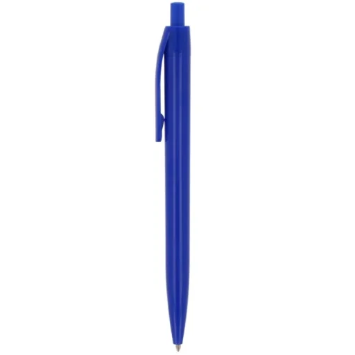 Gift Campaign Penna classica interamente di un unico colore inchiostro blu PrintClip> Penne Di Plastica