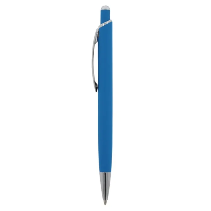 Gift Campaign Penna colorata in alluminio con finitura soft-touch e inchiostro blu> Penne In Metallo