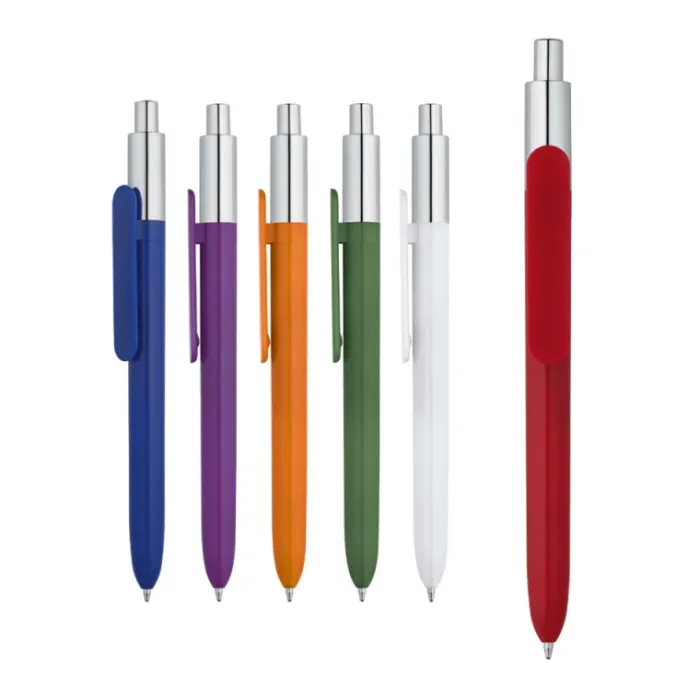 Gift Campaign Penna colorata parte superiore cromata inchiostro blu Essence Crome> Penne Di Plastica