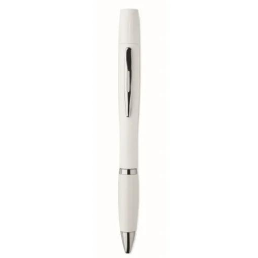 Gift Campaign Penna con inchiostro blu che include kit di pulizia per auricolari> Penne Di Plastica