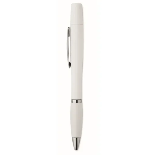 Gift Campaign Penna con inchiostro blu che include kit di pulizia per auricolari> Penne Di Plastica