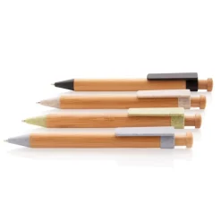 Gift Campaign Penna di bambù con meccanismo a scatto inchiostro blu ColorTip></noscript> Gadget Ecologici|Penne Ecologiche