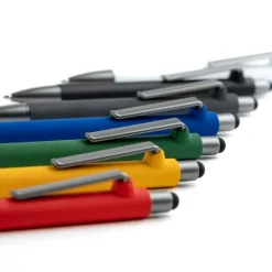 Gift Campaign Penna eco blu in plastica riutilizzabile con rivestimento gommato></noscript> Penne Ecologiche|Penne Di Plastica