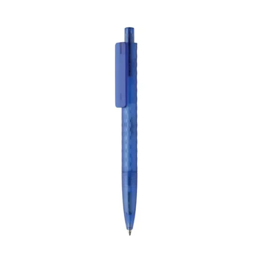 Gift Campaign Penna ecologica con design geometrico e inchiostro blu Dokumental®> Penne Ecologiche