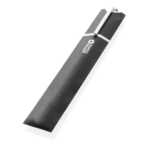 Gift Campaign Penna elegante in alluminio riciclato con inchiostro blu Dokumental®> Penne In Metallo