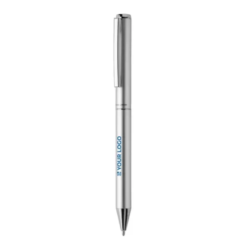 Gift Campaign Penna elegante in alluminio riciclato con inchiostro blu Dokumental®> Penne In Metallo