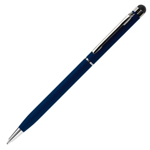 Gift Campaign Penna fine ed elegante in alluminio con gommino touch e inchiostro blu> Penne Touch|Penne In Metallo