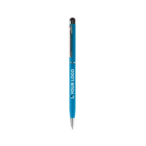 Gift Campaign Penna fine ed elegante in alluminio con gommino touch e inchiostro blu> Penne Touch|Penne In Metallo