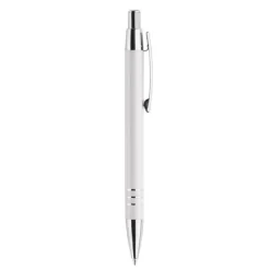 Gift Campaign Penna in alluminio con astuccio cilindrico abbinato inchiostro blu></noscript> Penne In Metallo