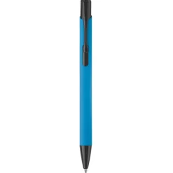 Gift Campaign Penna in alluminio con finitura in gomma colorata e inchiostro blu></noscript> Penne In Metallo