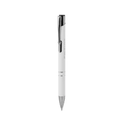 Gift Campaign Penna in alluminio riciclato con meccanismo a pressione inchiostro blu></noscript> Penne In Metallo