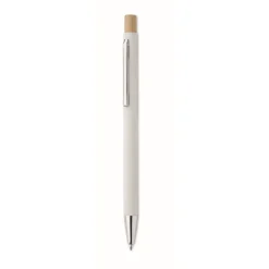 Gift Campaign Penna in alluminio riciclato con pulsante in bambù e inchiostro blu></noscript> Penne Ecologiche|Penne In Metallo