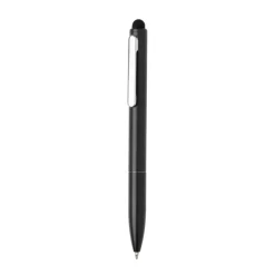 Gift Campaign Penna in alluminio riciclato con gommino touchscreen e inchiostro blu> Penne In Metallo
