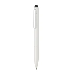 Gift Campaign Penna in alluminio riciclato con gommino touchscreen e inchiostro blu></noscript> Penne In Metallo