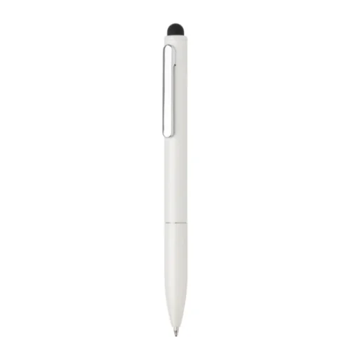 Gift Campaign Penna in alluminio riciclato con gommino touchscreen e inchiostro blu> Penne In Metallo