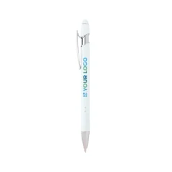 Gift Campaign Penna in alluminio riciclato con finitura argento inchiostro nero></noscript> Penne Ecologiche|Penne In Metallo
