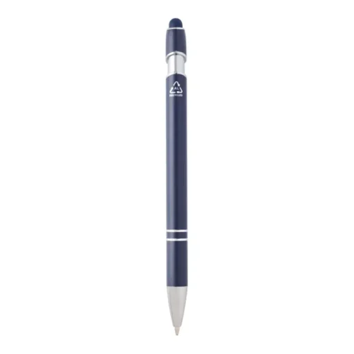Gift Campaign Penna in alluminio riciclato con finitura argento inchiostro nero> Penne Ecologiche|Penne In Metallo