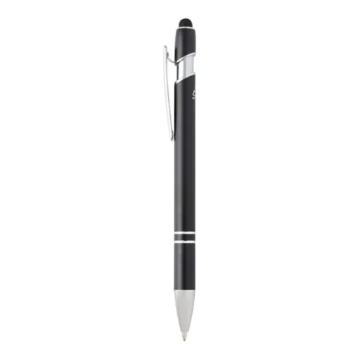 Gift Campaign Penna in alluminio riciclato con finitura argento inchiostro nero> Penne Ecologiche|Penne In Metallo
