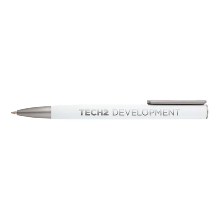 Gift Campaign Penna in alluminio riciclato con clip in plastica inchiostro nero> Penne Ecologiche|Penne In Metallo