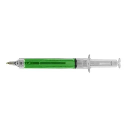 Gift Campaign Penna in AS a forma di siringa con liquido colorato e inchiostro nero> Penne Di Plastica