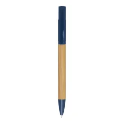 Gift Campaign Penna in bambù con supporto per telefono incorporato e inchiostro blu></noscript> Penne Ecologiche