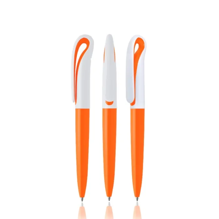 Gift Campaign Penna in plastica a forma di cigno in vari colori e inchiostro nero> Penne Di Plastica