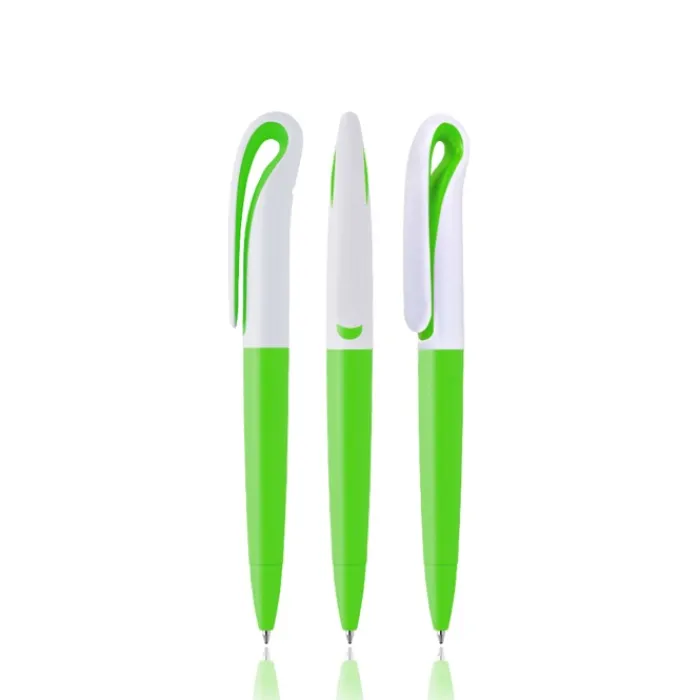 Gift Campaign Penna in plastica a forma di cigno in vari colori e inchiostro nero> Penne Di Plastica