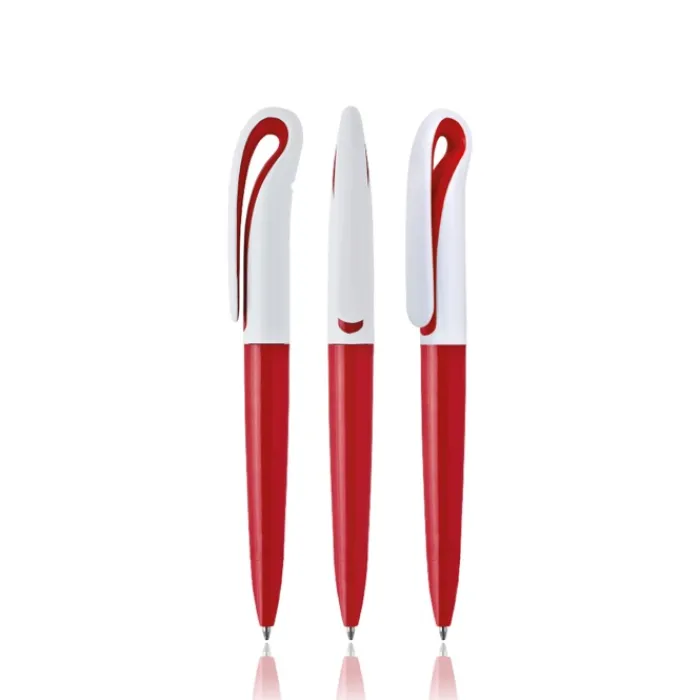 Gift Campaign Penna in plastica a forma di cigno in vari colori e inchiostro nero> Penne Di Plastica